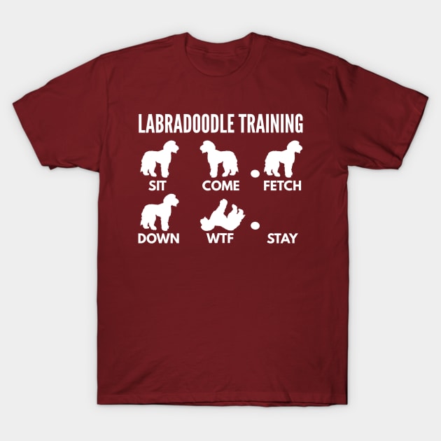 Labradoodle Training Labradoodle Dog Tricks T-Shirt by DoggyStyles